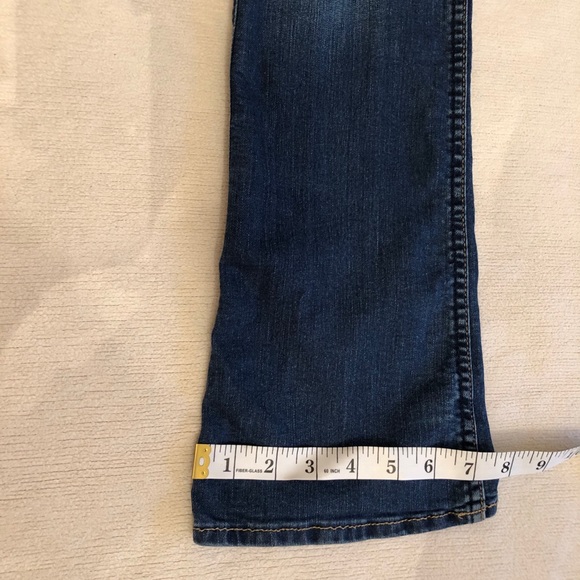 Hollister bootcut mid rise jeans size 1s dark blue - Picture 6 of 11